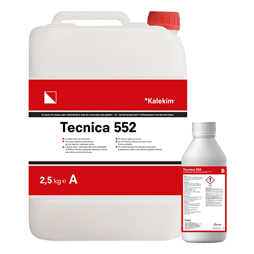 Матовое финишное полиуретановое покрытие на водной основе Tecnica 552 B 0,5 кг, Kalekim